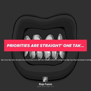 priorities are straight’ one take freestyle 