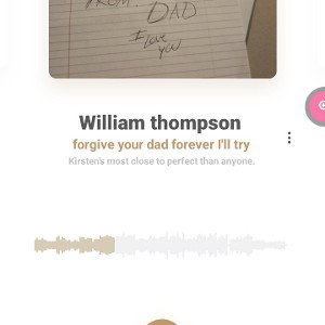 forgive your dad forever I'll try 