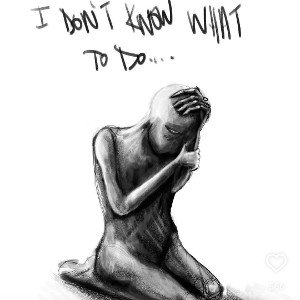 Sitting here alone