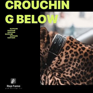 crouching below 