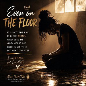 even on the floor 
