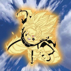 GOKU AND KURAMA 