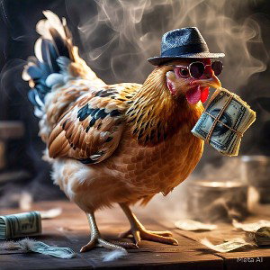 chicken inthe cash
