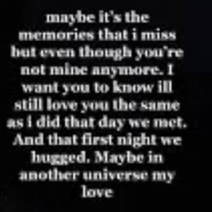 your not mine anymore