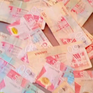 Money on the street 