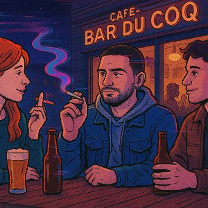 Posé autour de la table 🍺