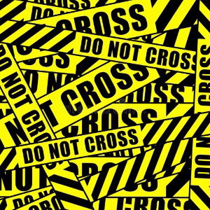 DONT CROSS THE LINE