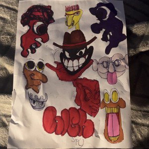 drawings of shit(high spy)