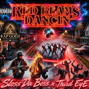 Red Beams Dancin
