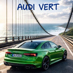l'audi verte  