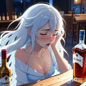 llorando rimel y alcohol 