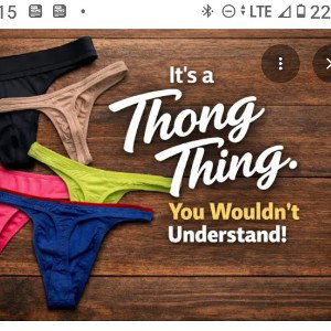 Something about that Thong😘🕺💃👙