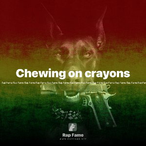 Chewing on crayons