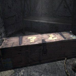 the box is up where we're standing 