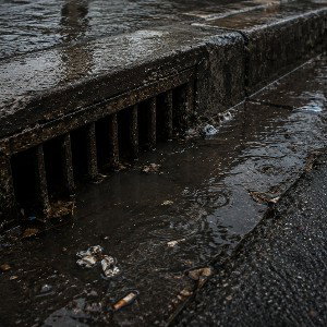 Gutter bashed