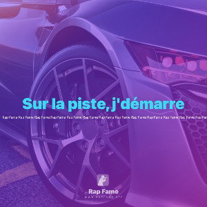 Sur la piste, j'démarre