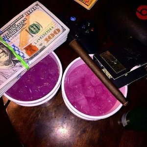leaned up
