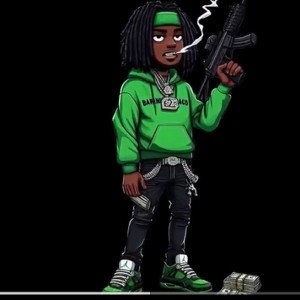 rj black and green