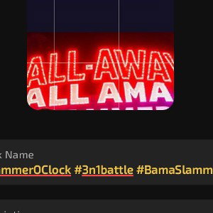 #SlammerOClock #3n1battle #BamaSlammer