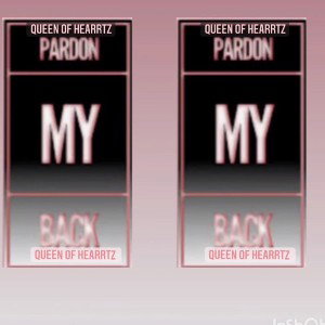 PARDON MY BACK