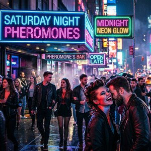 SATURDAY NIGHT PHEROMONES MIDNIGHT NEON GLOW 