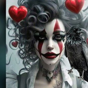 Ghost part lll (The Clown and the Crow)🐦‍⬛🤡
