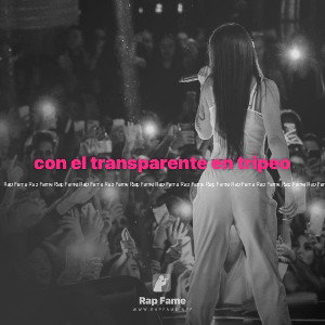 con el transparente en tripeo 