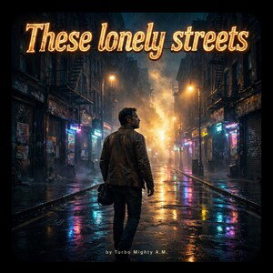 These Lonely Streets    By: TURBO 👑🪽MIGHTY A.M.