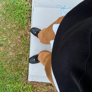 feet on ground