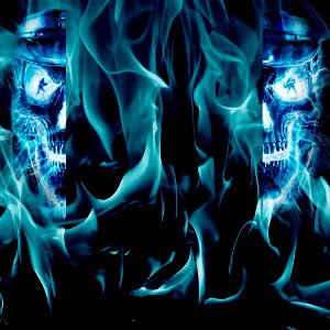 Skull Muzik - Blue Flames - Dark Horrorcore Beat 2