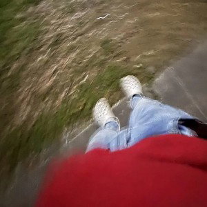 Outside