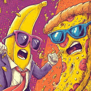 freestyle pizza banane