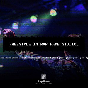 freestyle in rap fame studio 😂😂😂 ts ahhh this studio on here butt