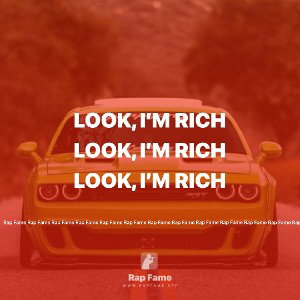 Look, I’m rich