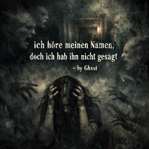 "Ich hör mein’n Namen, doch ich hab ihn nicht gesagt" By Ghxst 