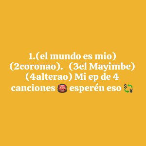 mi jente, espero su apoyo mi ep durísimo para ustedes con mucho amor esto sale mañana le tengo una sorpresa para hoy 