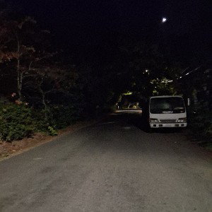 In the dark