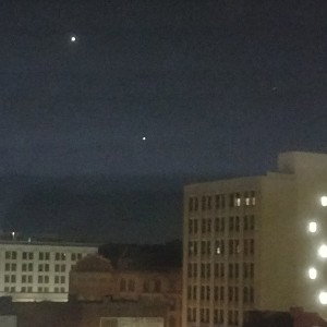 Venus and Mercury meet