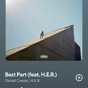 Best Part .feat H E R        .Feat the rapper 