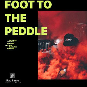 foot to the peddle 