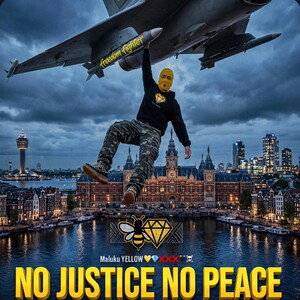 no justice no peace 💛💎❌❌❌🖤💀