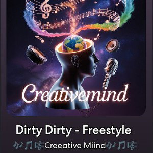 Dirty Dirty - Freestyle  🎶🎵🎼Creeative Miind🎶🎵🎼 