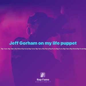 Jeff Gorham on my life puppet🥸