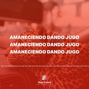 Amaneciendo dando jugo