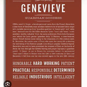 GENEVIEVE