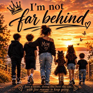 I’m Not Far Behind ♥️