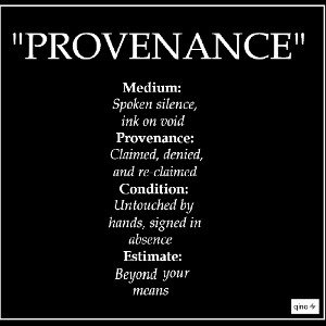 PROVENANCE (response)