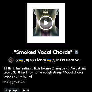 "Smoked Vocal Chords"