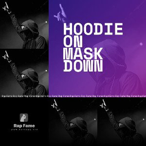 Hoodie on mask down
