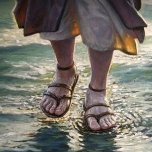 walking in his footsteps
